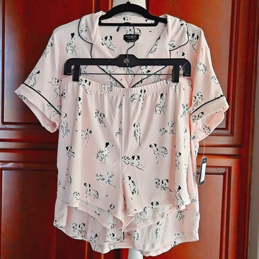 Kate Spade NY NWT Dalmatian Dog Pajamas - Picture 1 of 7